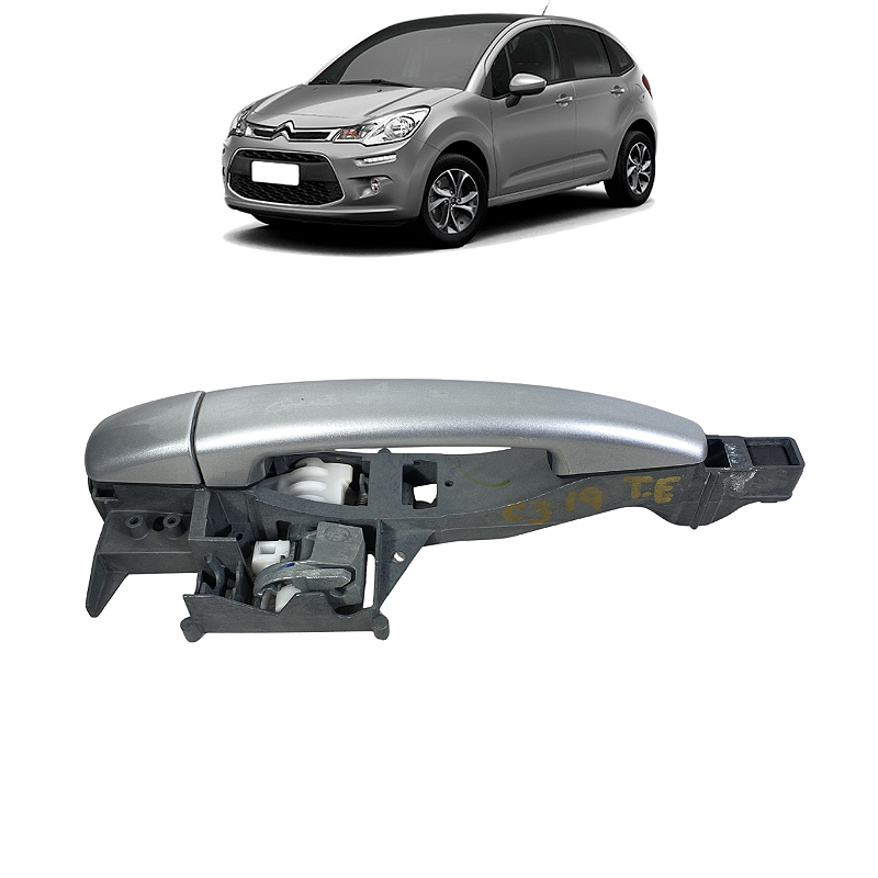 Maçaneta Externa Traseira Esquerda Citroen C3 2019 a 2024