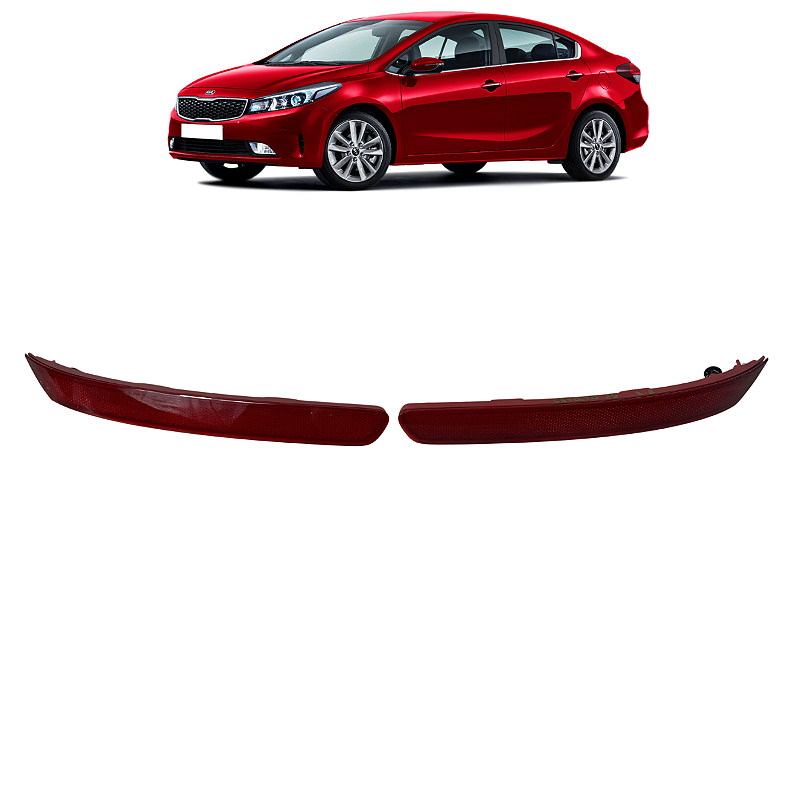 Refletor Parachoque Traseiro  Kia Cerato 2017 2018  2019