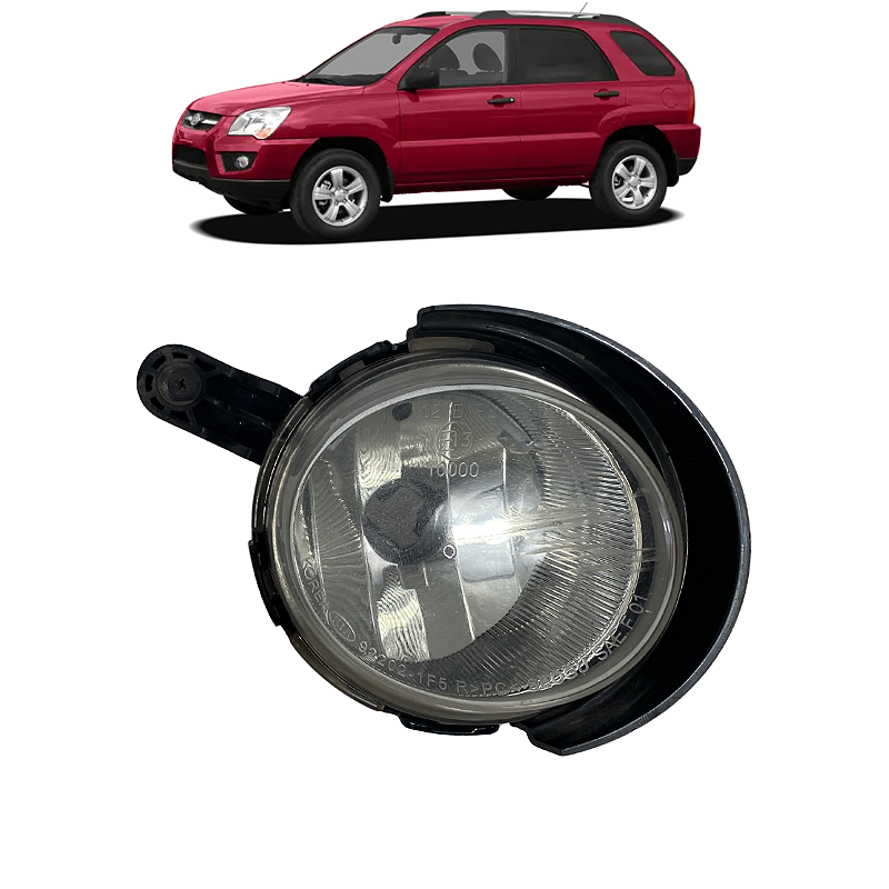 Farol De Milha Direito Kia Sportage 2.0 2007 2008 2009 2010