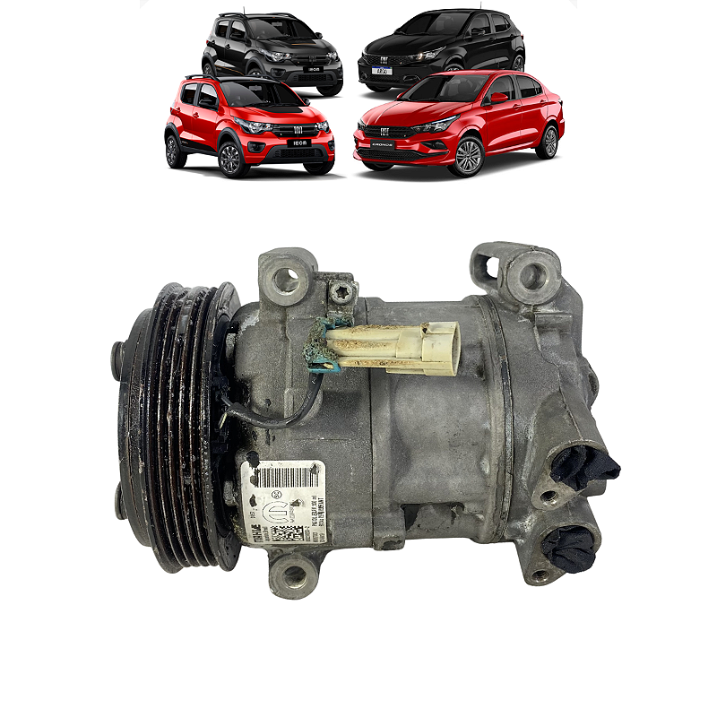 Compressor Ar Condicionado Argo Cronos  Mobi Uno 2017 a 2024