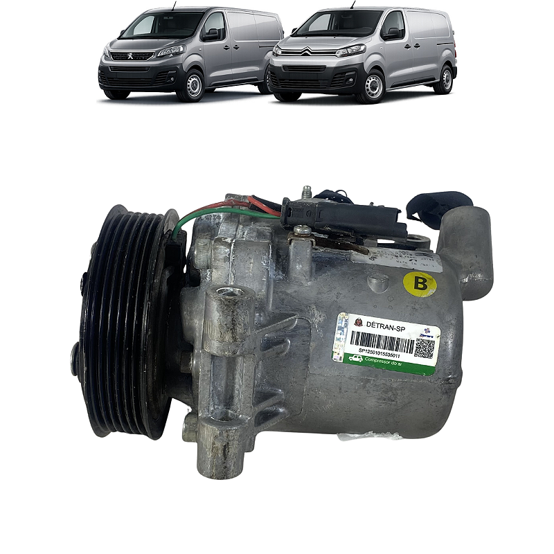 Compressor Ar Condicionado Citroen Jumpy Expert 2018 a 2022