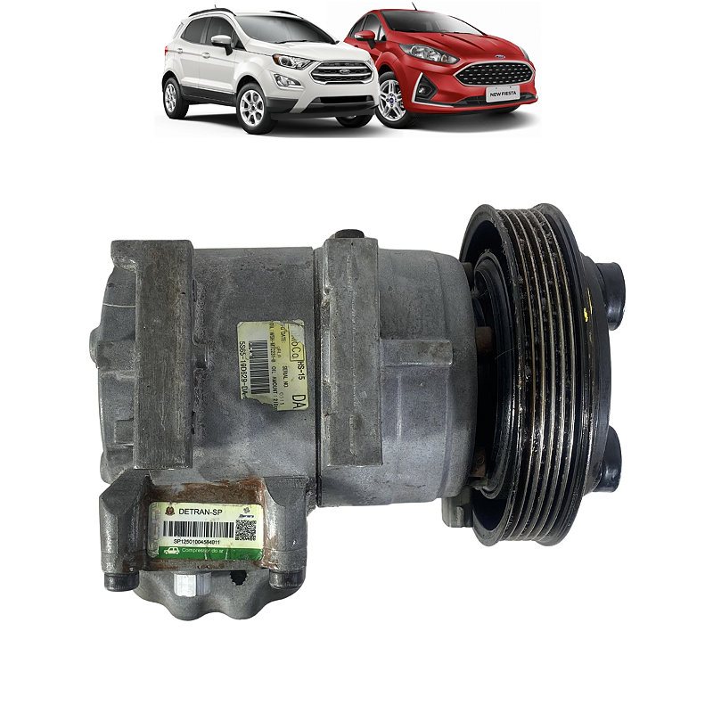 Compressor Ar Condicionado Ford Fiesta EcoSport 2006 a 2014