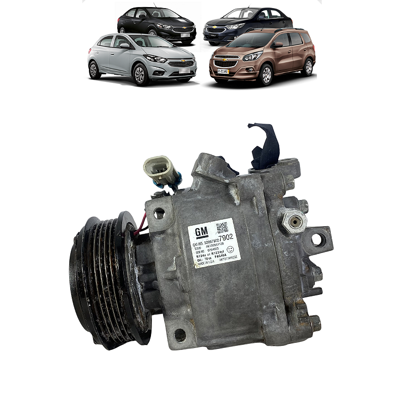 Compressor Chevrolet Linha Onix Prisma Cobalt Spin 2013