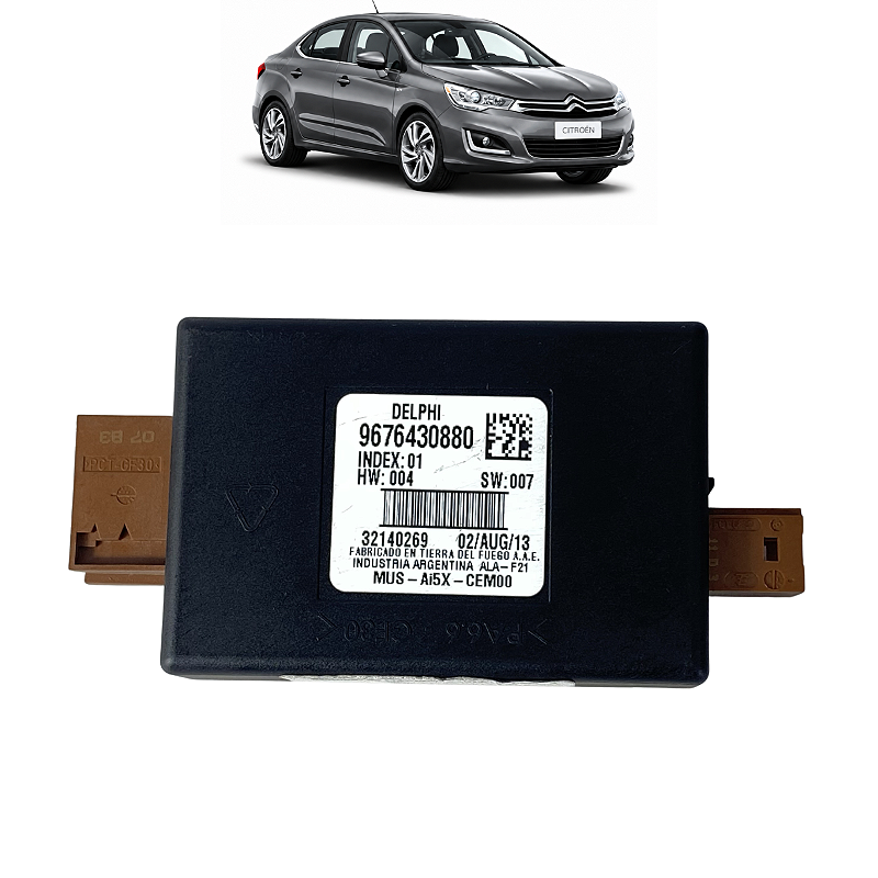 Modulo Alarme Citroen C4 Lounge 2013 2014 2015 2016 a 2018