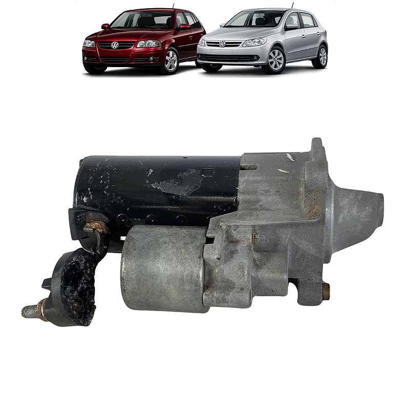 Motor  Partida Gol Voyage Fox 1.0 1.6 2008 a 2023 C/Detalhe