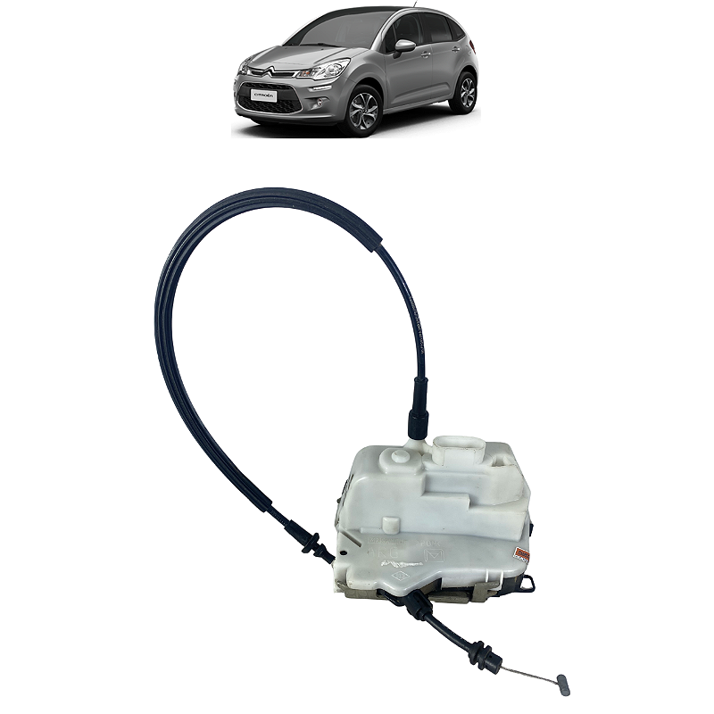 Fechadura Traseira Esquerda Citroën C3 1.4 2011 2012 2013