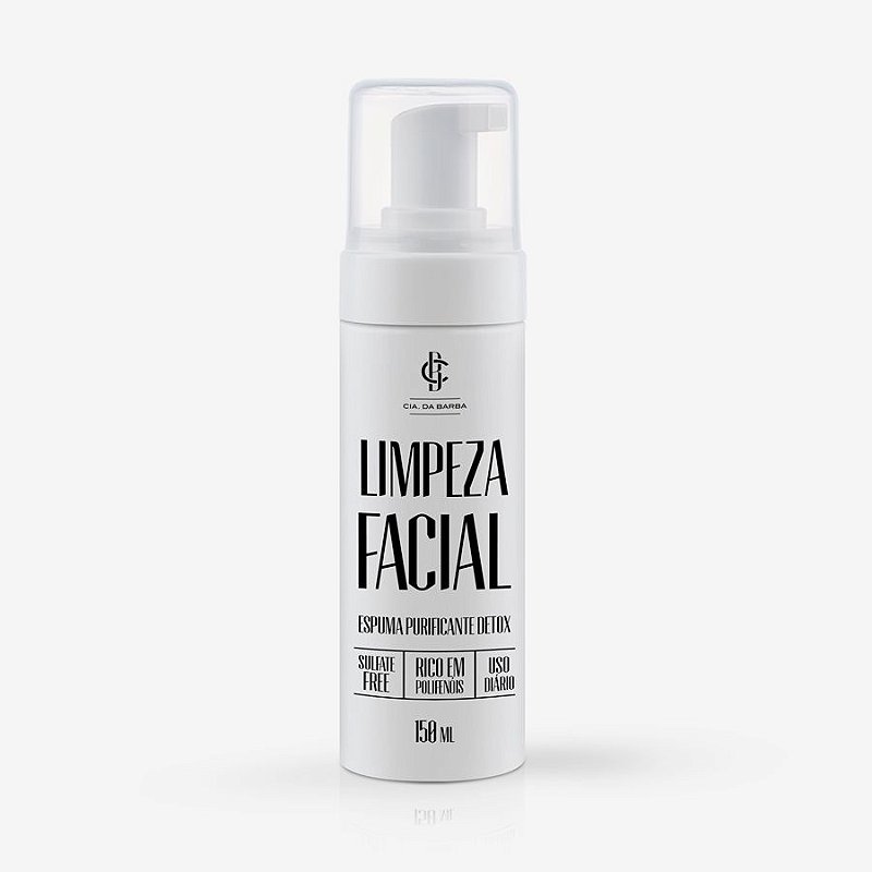 Limpeza Facial - Espuma URBAN DETOX - CIA DA BARBA