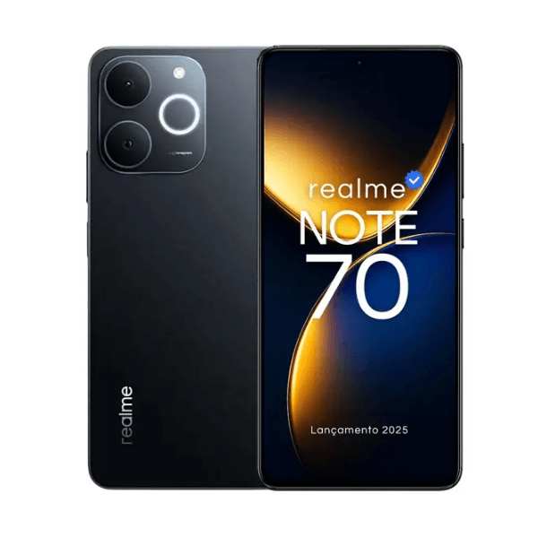 Celular Realme Note 70 8GB | 128GB Preto - Loja mene