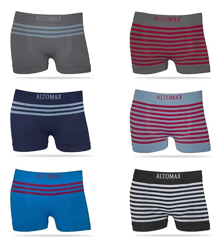 Altomax Kit 3 Cuecas Boxer Microfibra Infantil/juvenil Altomax/r.p. - J&D Lingerie