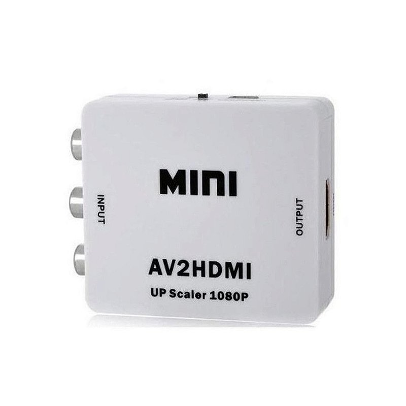 Inf0020 ADAPTADOR / CONVERSOR AV FEMEA PARA HDMI FEMEA - CINESTEC
