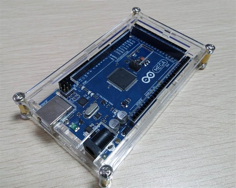 CASE ACRILICO PARA ARDUINO MEGA - CINESTEC