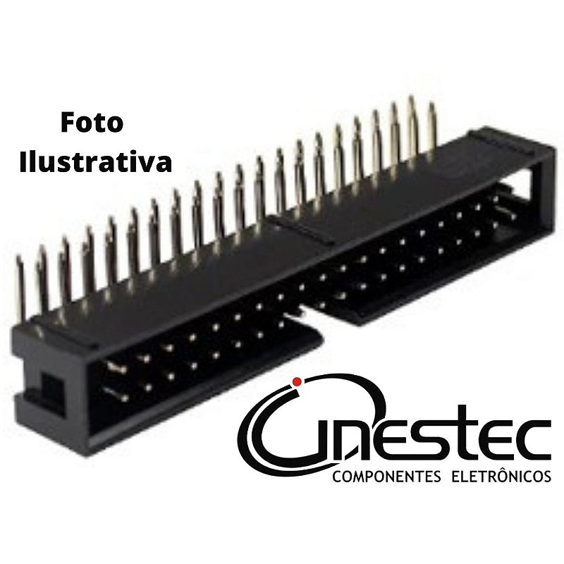 034　エクケース CONECTOR BOX HEADER 34 VIAS 90° - CINESTEC