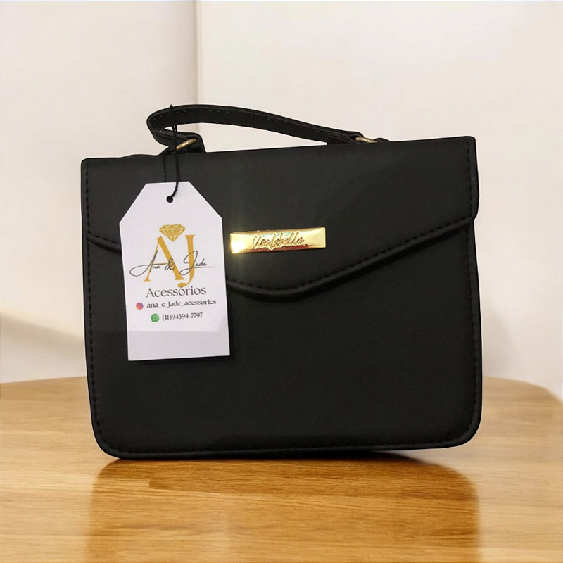 Bolsa Feminina Yasmin Preta Elegante