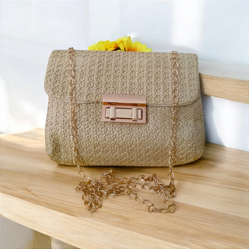 Bolsa Bia Pequena com Alça de Corrente