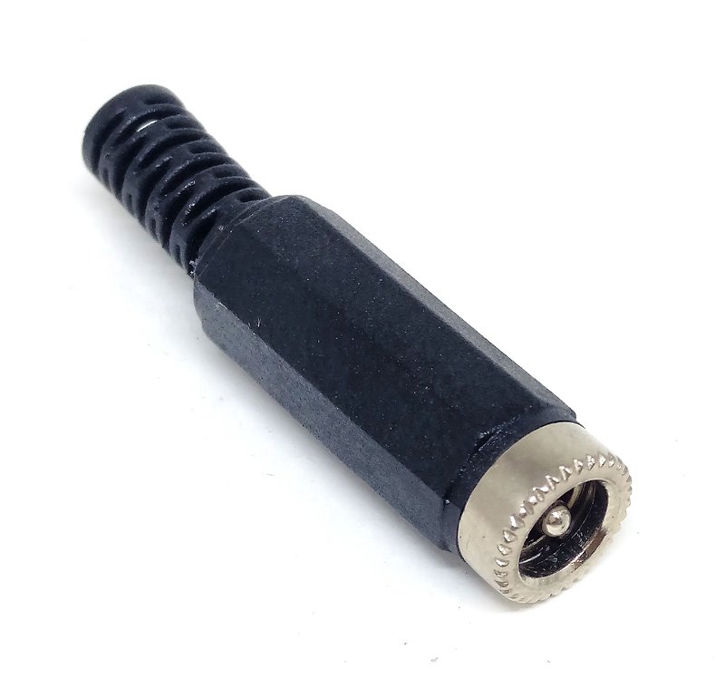 Jack Plug P4 Fêmea 2,1 Mm X 5,5 Mm - Usatel Import. - Usatel Import.