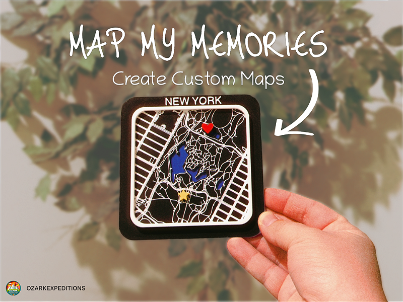 Map My Memories - Create Custom Maps - Nerdzão - Loja dos Produtos ...