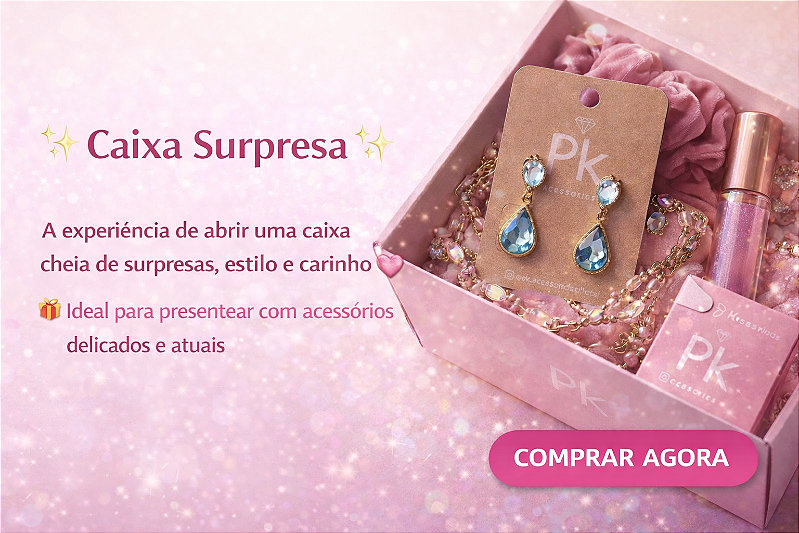 Caixa Surpresa PK | 8 Acessórios Surpresa