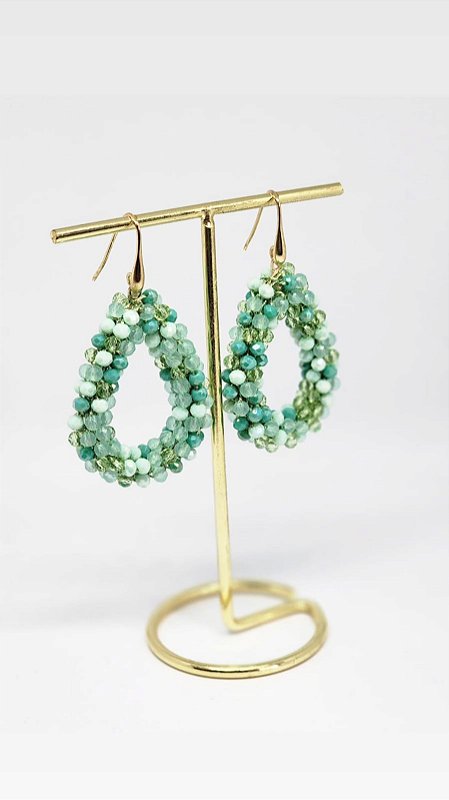 Brinco Gota Miçanca Verde