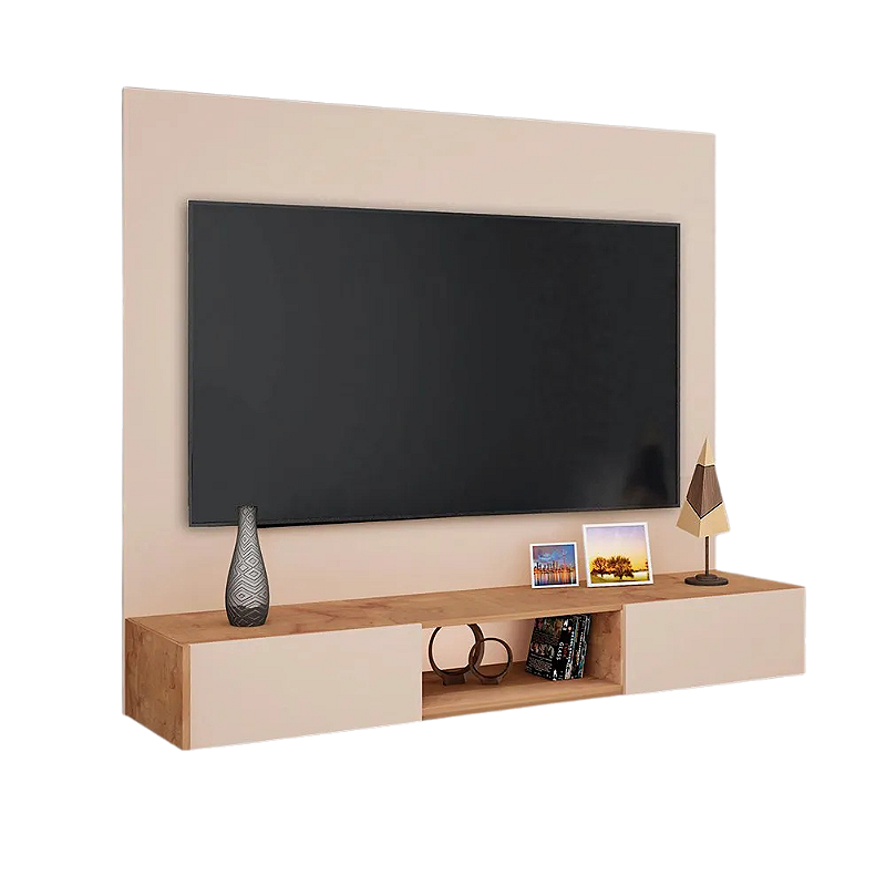 Painel Roberta Off White/Amendoa