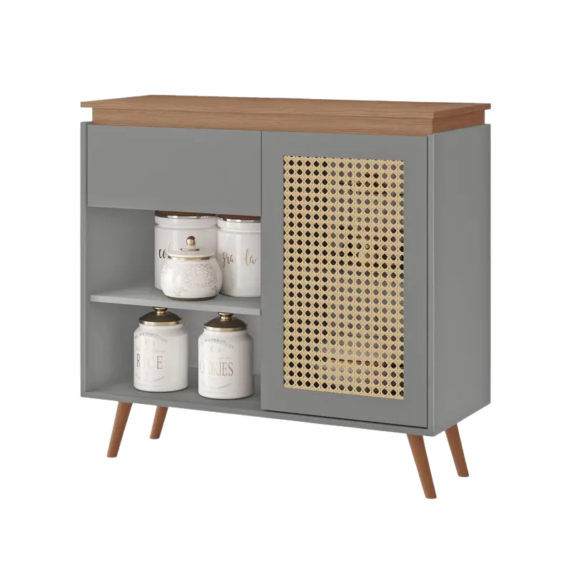 Buffet Bourbon Grafite/Freijo