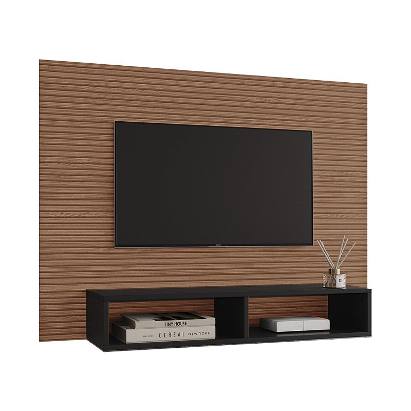 Painel Flavia P/tv Até 43'' - Rippas/Preto