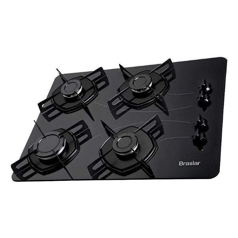 Fogao Cooktop Braslar 04 Bocas Pop - Preto