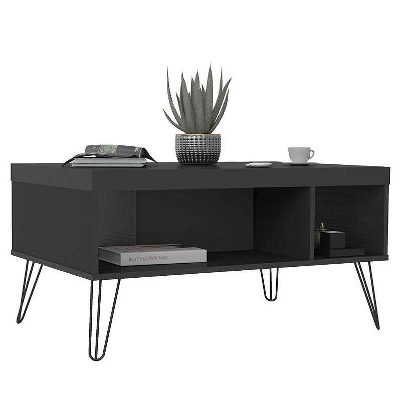 Mesa De Centro Liberty Cor Preto