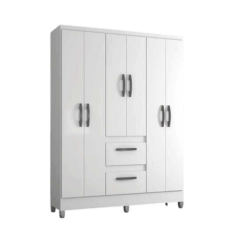 Roupeiro Capri 6p2g - Branco