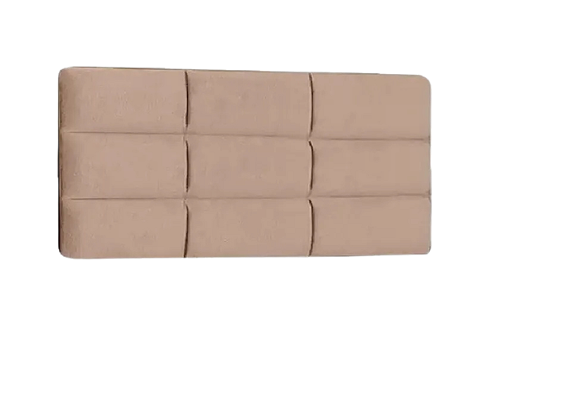 Cabeceira Box Bronze Solteiro Tec. Castor