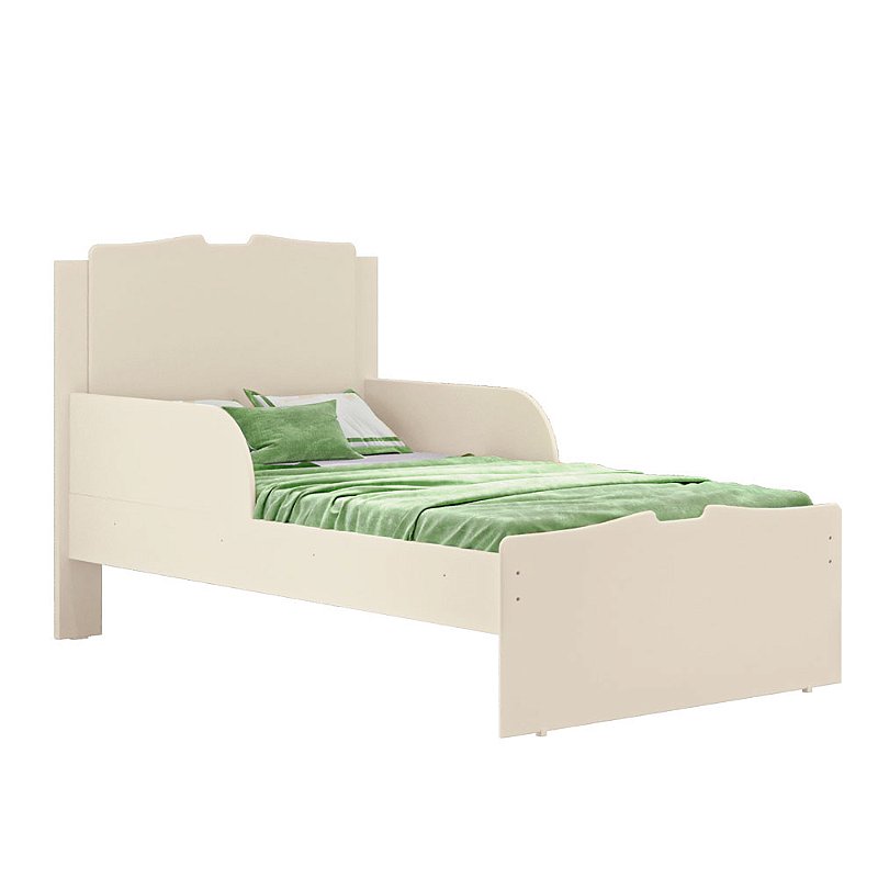 Cama Infantil Happy - Off White / Off White
