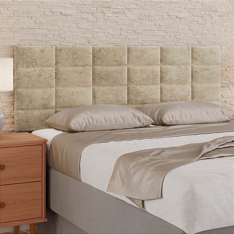 CABECEIRA BOX BRONZE CASAL TEC. CASTOR