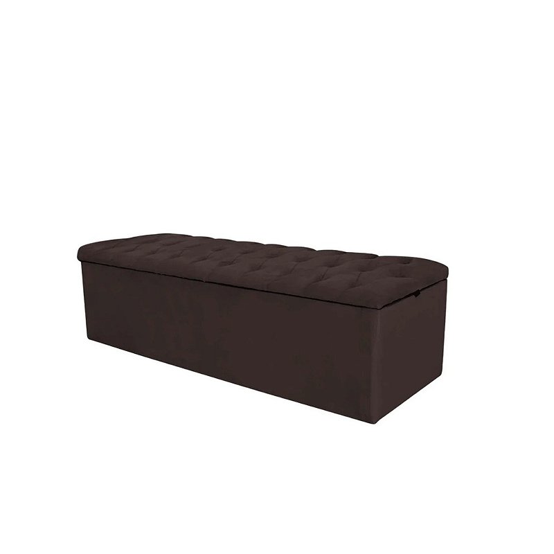 Baú Casal 1,40 Lívia - Chocolate