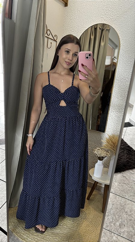 Vestido Longo Estampado