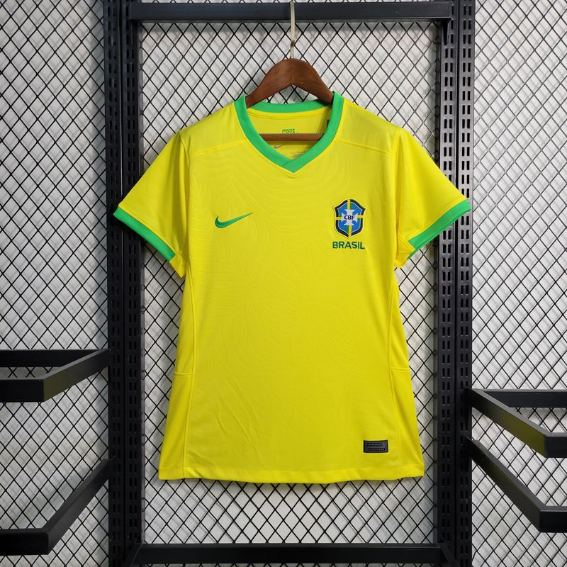 Camisa Brasil 2023 (Copa do Mundo Feminina) - Feminina - ACERVO DAS CAMISAS