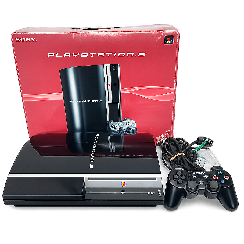 PlayStation ３ PlayStation 3 Fat 40GB CECHH-00 Japonês – Completo na Caixa