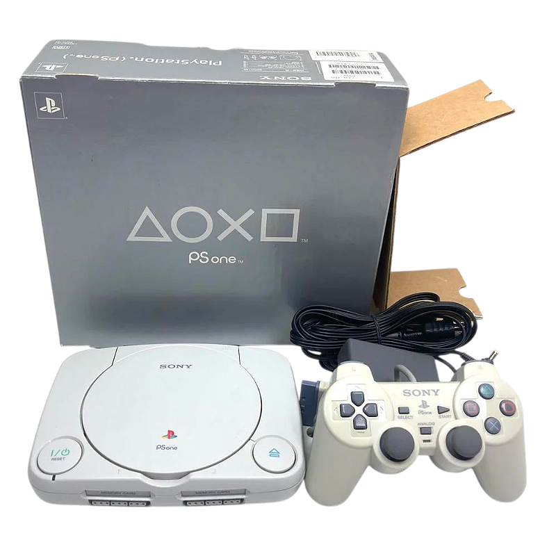 PlayStation 1 Slim PSone SCPH-100 Japonês – Completo na Caixa