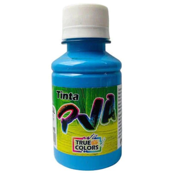 TINTA PVA FOSCO TRUE COLORS COR 6118-DELFINO AZUL 100 ML - Viva Art ...