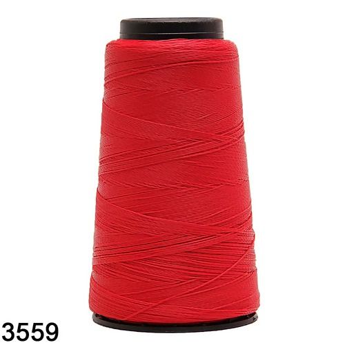 LINHA LIZA GROSSA COR 3559 CARMIM VERMELHO - Viva Art Armarinhos