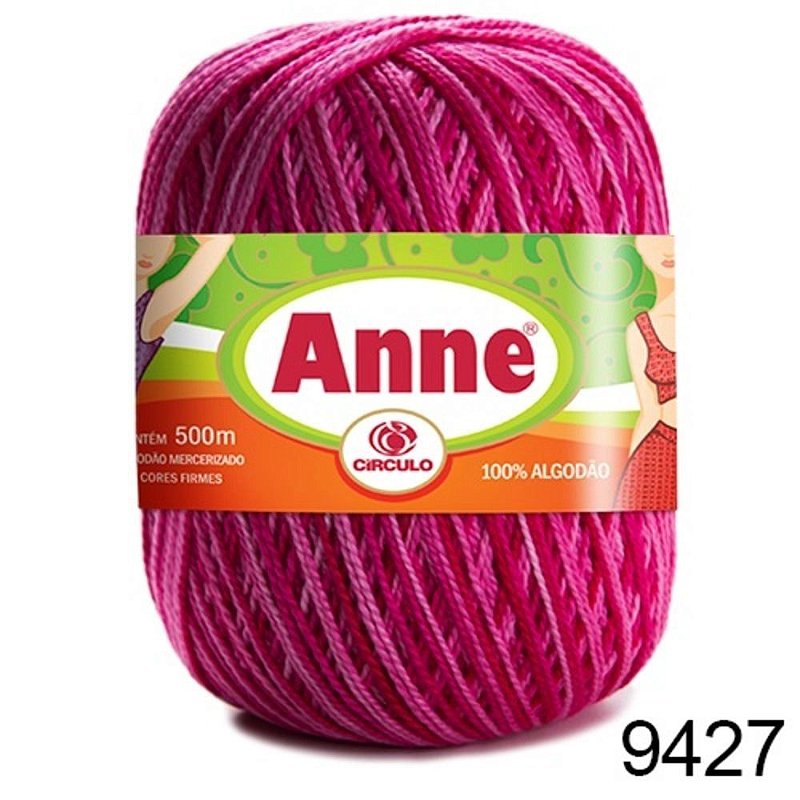 LINHA ANNE 500 MESCLADA COR 9427 FLOR MESCLA PINK - Viva Art