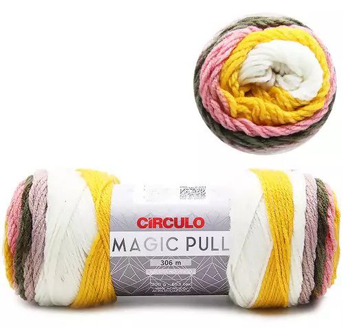 FIO MAGIC PULL 306 MTS CIRCULO COR 9428 MESC CAMPO - Viva Art