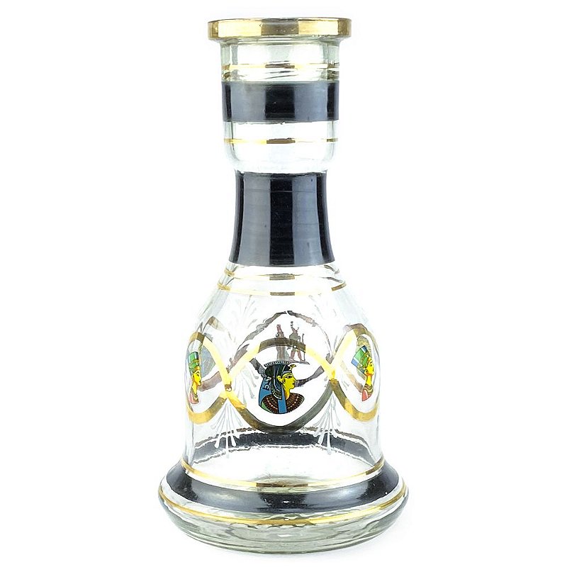 Vaso ZH Sino Egito 30cm - Preto - Zagabria Hookah - Narguile