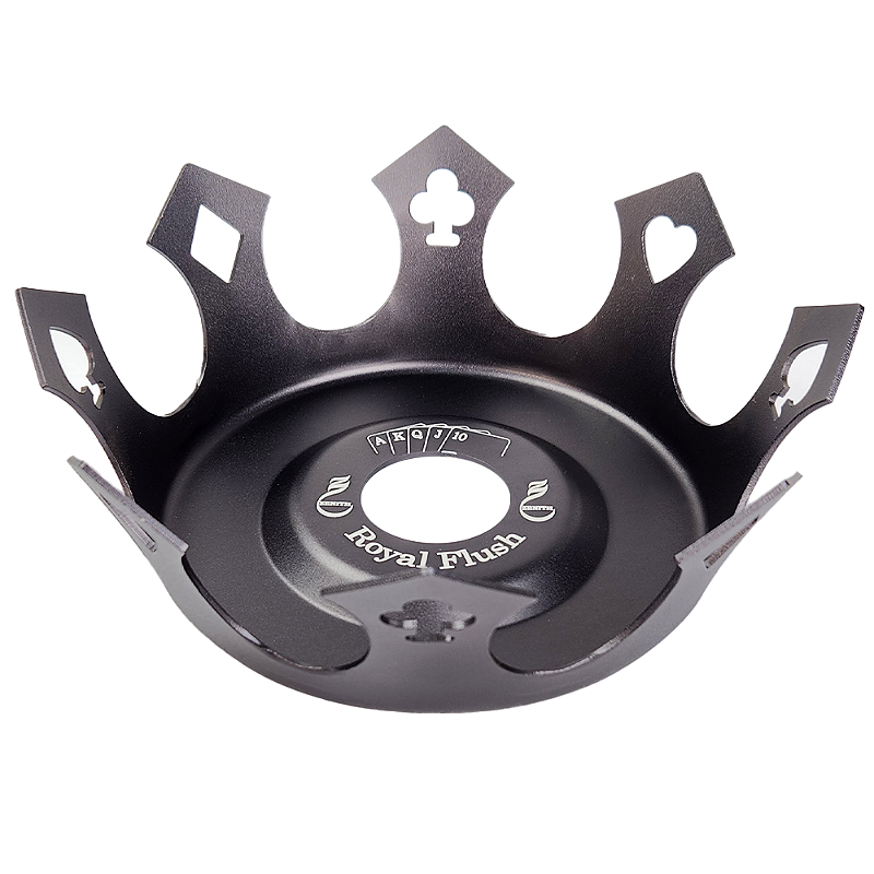 Prato Zenith Coroa Royal Flush - Cinza Escuro - Zagabria Hookah
