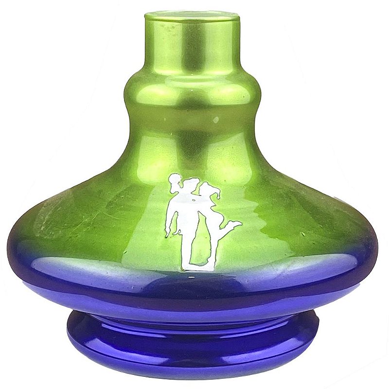 Vaso ZH Mini New Aladim Personagens - Coringa e Arlequina Verde