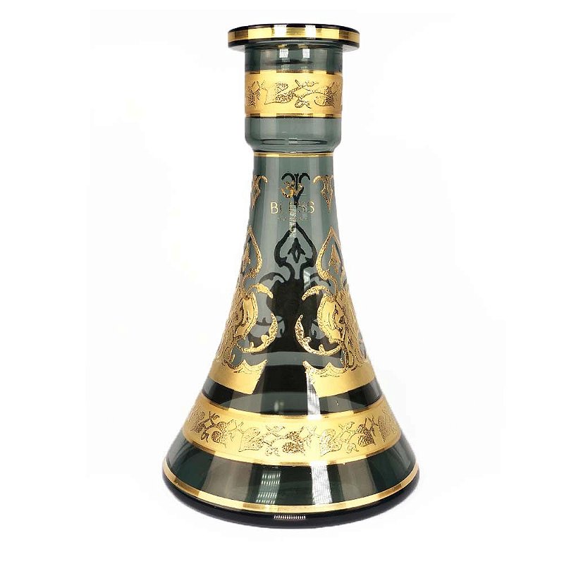 Vaso Bless Hookah Paris Tower 30CM - Fumê - Zagabria Hookah