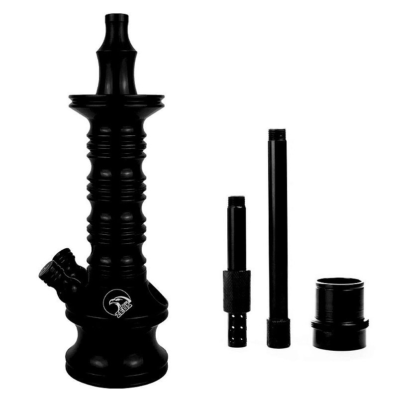 Stem Narguile Zeus Smart 2 Respiros - Preto Brilho - Zagabria