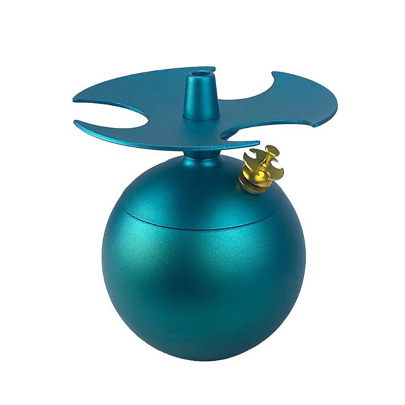 Narguile LittleSorr 3 Furos Lote 8 - Turquoise Matte - Zagabria