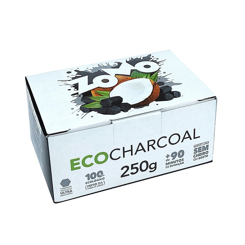 Carvão Coco Zomo 250g - Zagabria Hookah - Narguile, Arguile