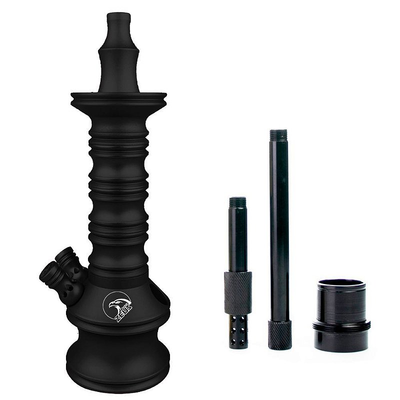 Stem Narguile Zeus Smart 2 Respiros - Preto Fosco - Zagabria