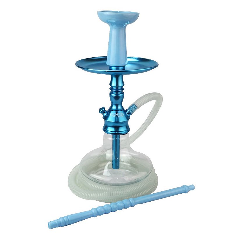 Narguile Completo Pocket Shisha Azul Claro Zagabria Hookah