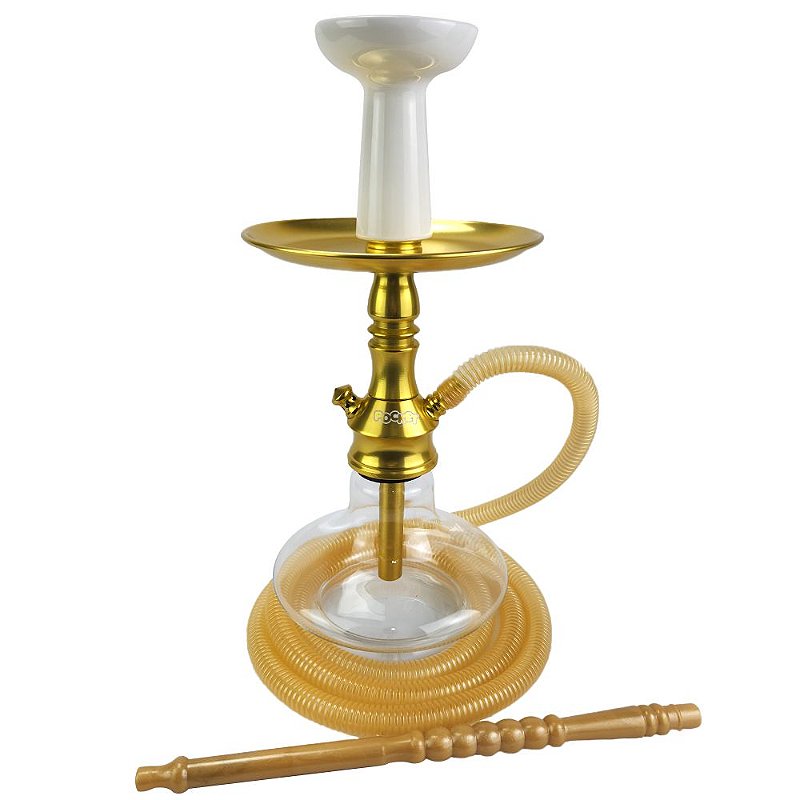 Narguile Completo Pocket Shisha - Dourado - Zagabria Hookah